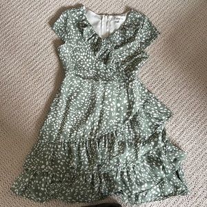 Girls ruffled dress